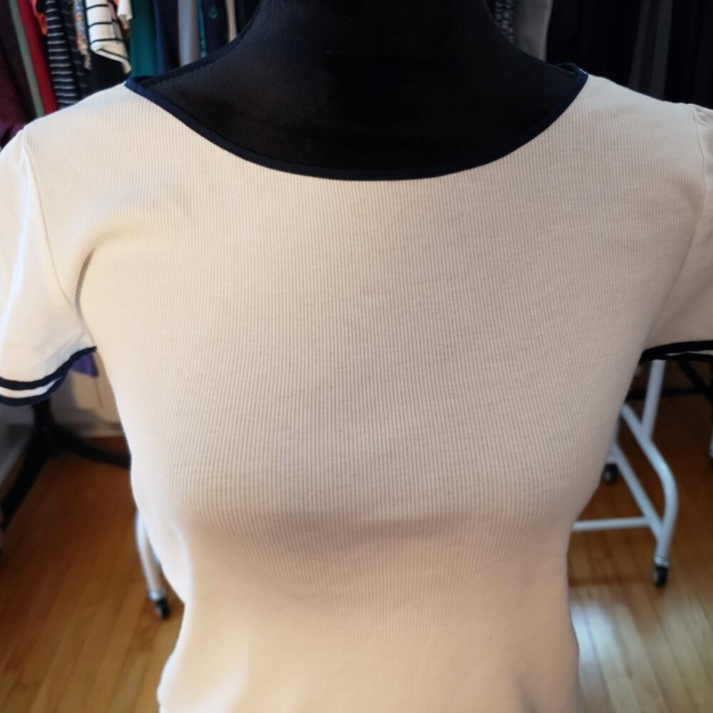 Ralph Lauren Black & White Top